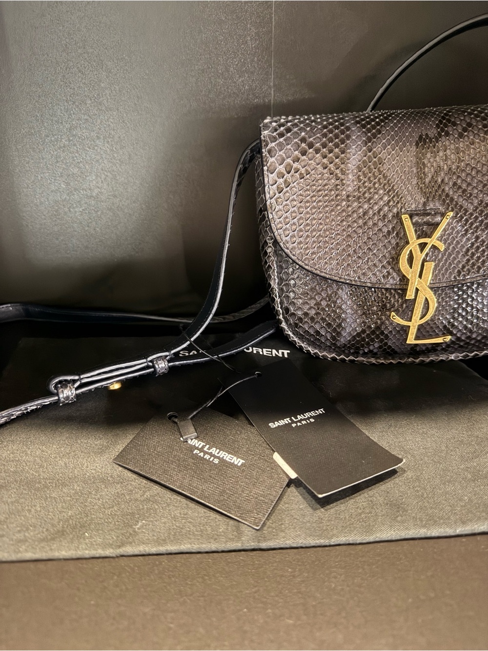 Saint Laurent Python Bag Kaia - Picture 3 of 10
